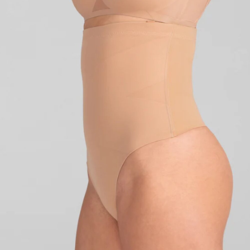 HoneyLove SuperPower Thong  Size Med. Tan